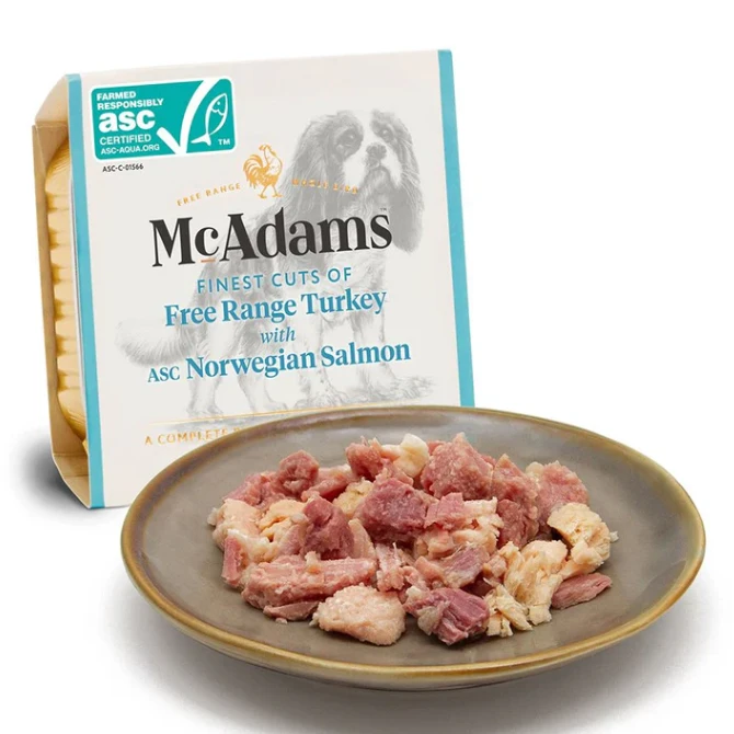 McAdams Free Range Turkey with Norwegian Salmon Dog Food 150g