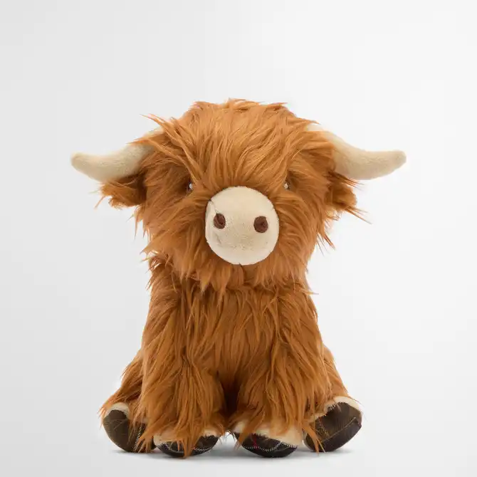 Barbour Dog Highland Cow Toy Brown Classic
