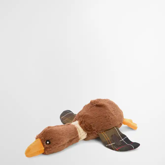 Barbour Dog Flying Duck Toy Brown