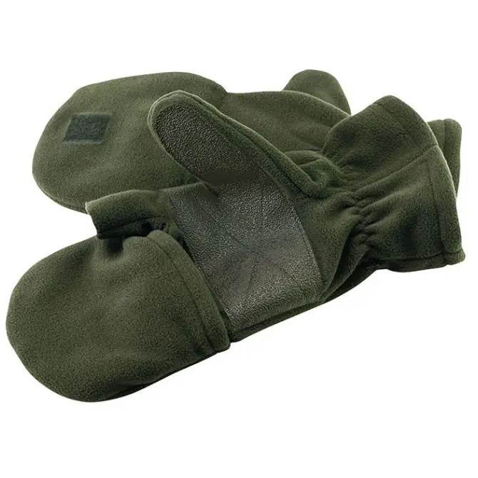 Percussion Polar Fleece Fingerless Gloves With Cover