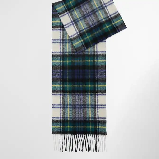 Barbour New Check Tartan Scarf Dress Gordon