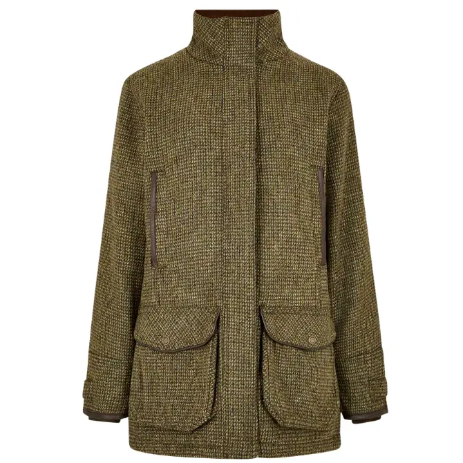 Dubarry Ladies Ballynahinch Tweed Shooting Jacket Heath