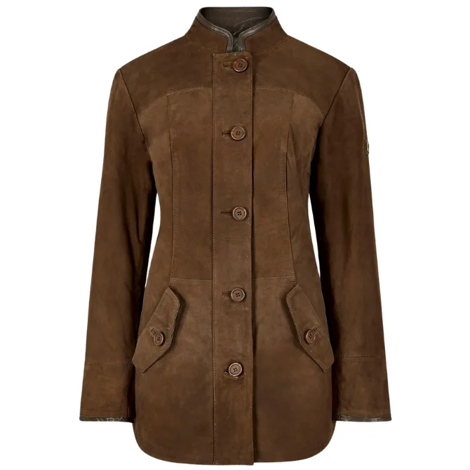Dubarry Ladies Joyce Leather Jacket Walnut