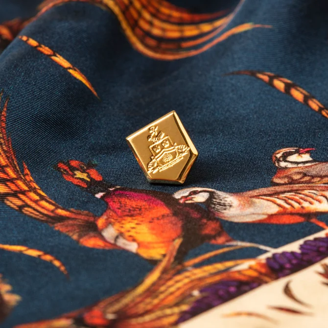 Clare Haggas Bespoke Gold Pin