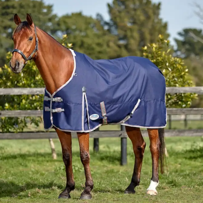 WeatherBeeta ComFiTec Essential Standard Neck Lite T/O Rug Navy Silver