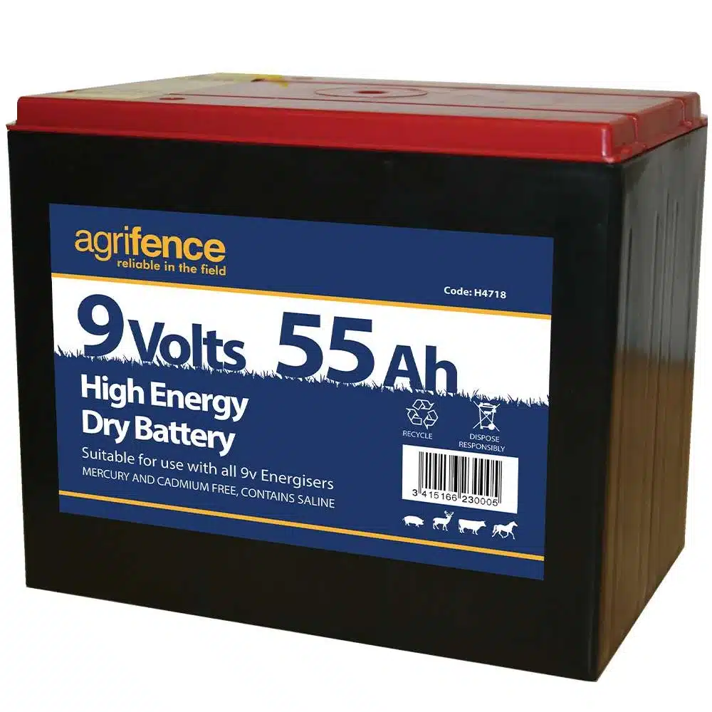 Agrifence 9v Dry Battery 90Ah