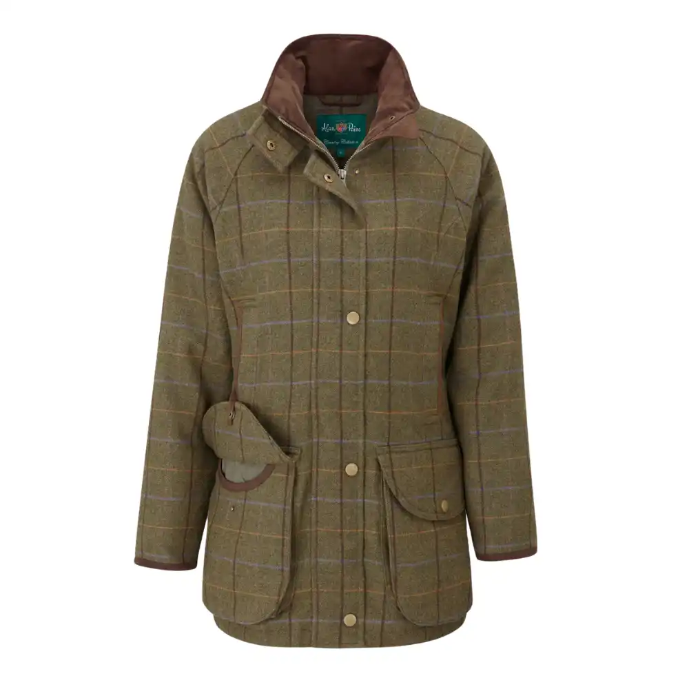 Alan Paine Ladies Combrook Tweed Shooting Coat Hazel