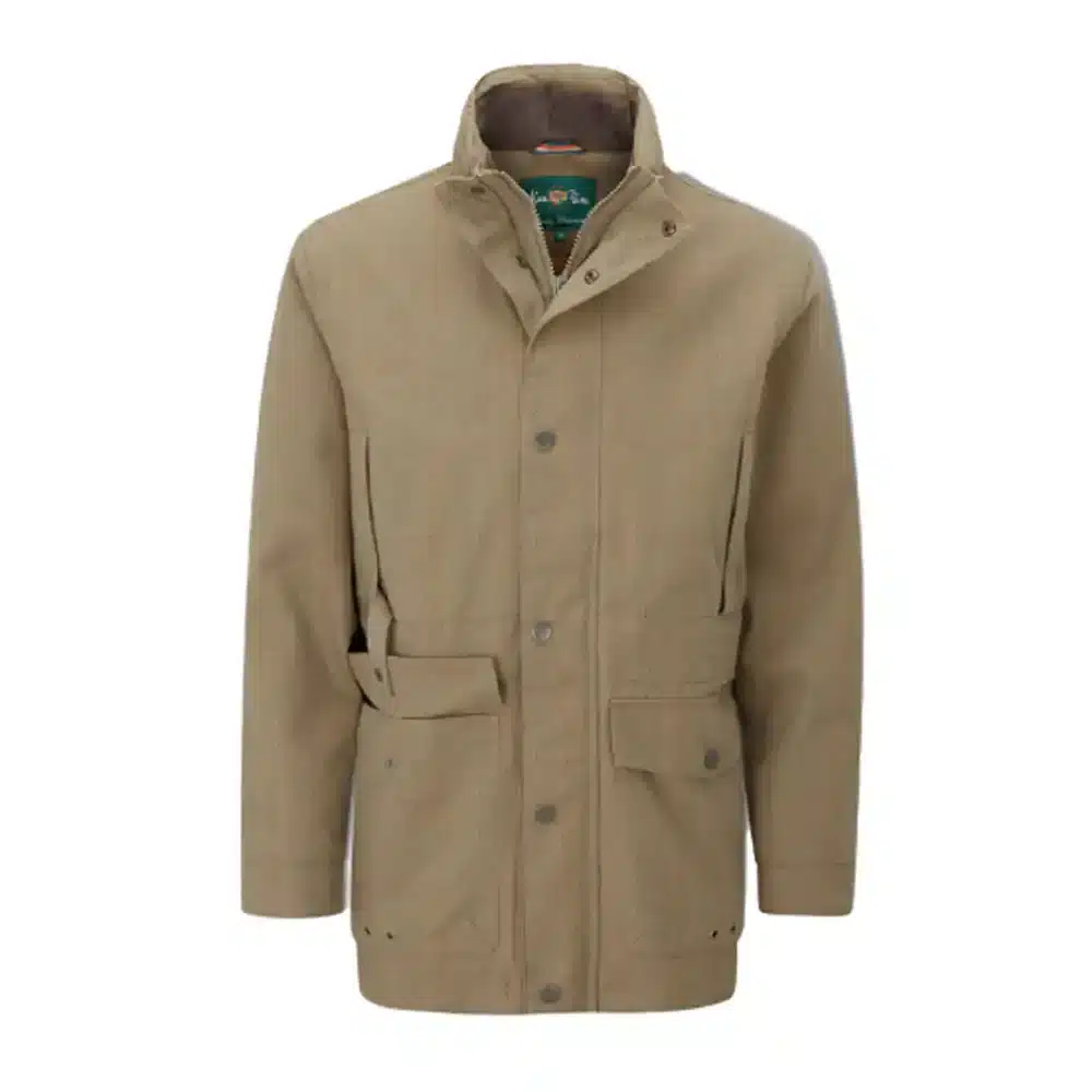 Alan Paine Mens Axford Waterproof Lightweight Field Coat Aspen