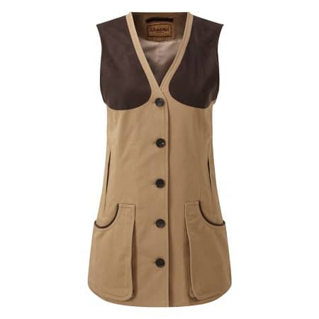 Schoffel Ladies All Seasons Shooting Vest Camel