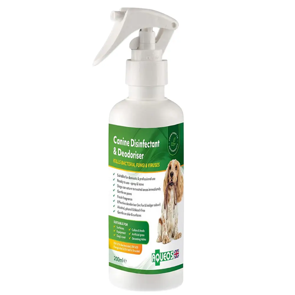 Aqueos Canine Disinfectant & Deodoriser 200ml