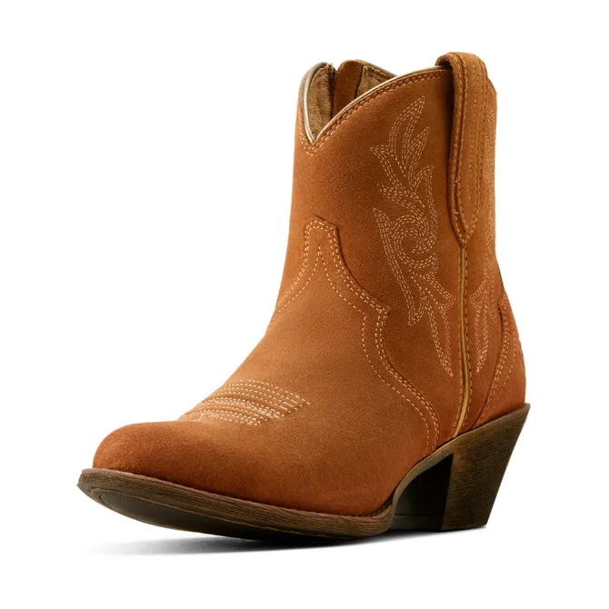 Ariat Ladies Harlan Western Boot Walnut