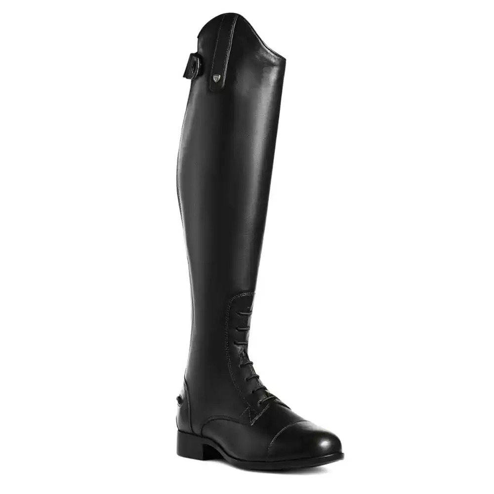Ariat Ladies Heritage Contour II Field Zip Tall Riding Boot Black