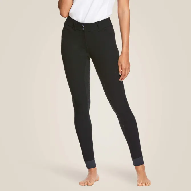 Ariat Ladies Tri Factor Grip Full Seat Breech Black