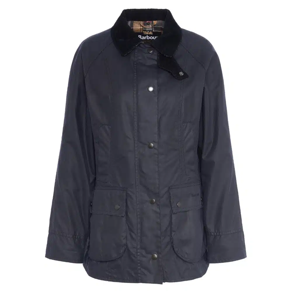 Barbour Ladies Beadnell Waxed Jacket Navy