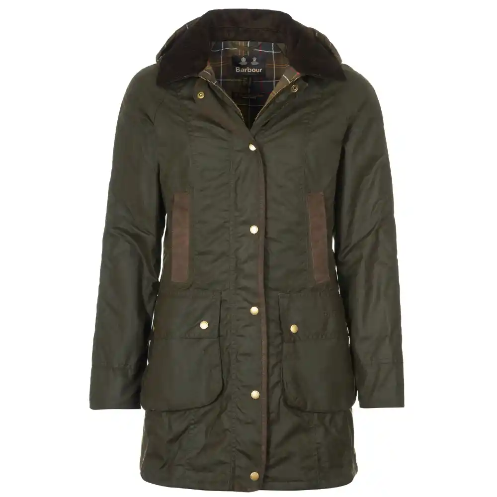 Barbour Ladies Bower Wax Jacket Olive