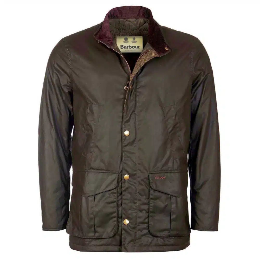 Barbour Mens Hereford Wax Jacket Olive