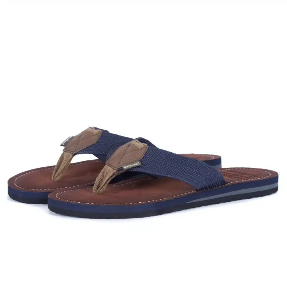 Barbour Mens Toeman Beach Sandal Navy