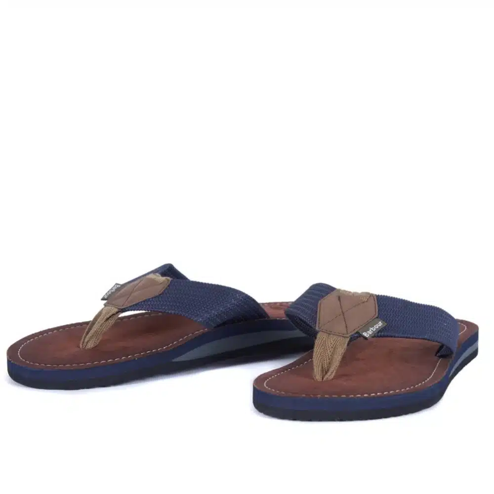 Barbour Mens Toeman Beach Sandal Navy3
