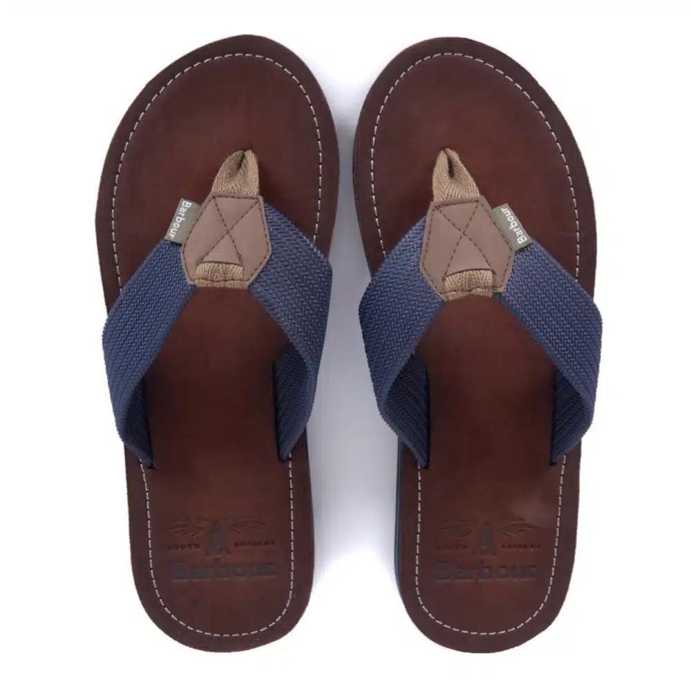 Barbour Mens Toeman Beach Sandal Navy5