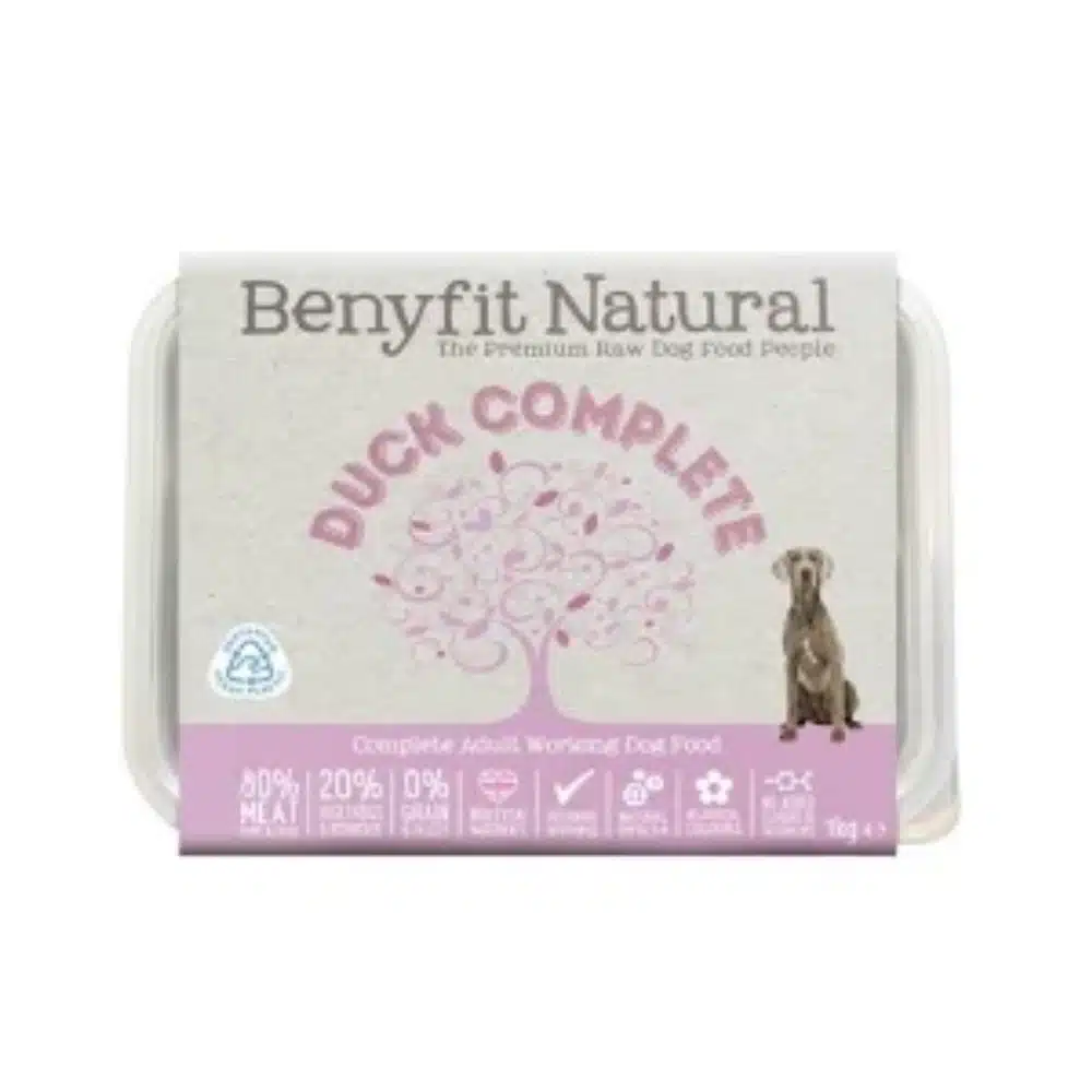 Benyfit Duck Complete Adult Working Raw Dog Food 1kg