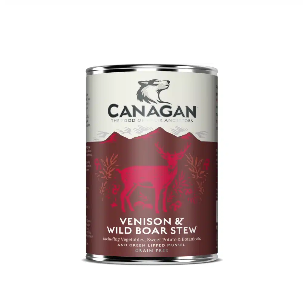 Canagan Venison & Boar Stew 400g Wet Dog Food Can