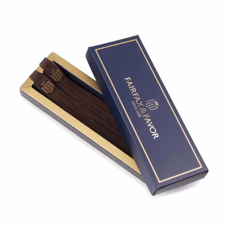 Fairfax & Favor Ladies Boot Tassels Chocolate