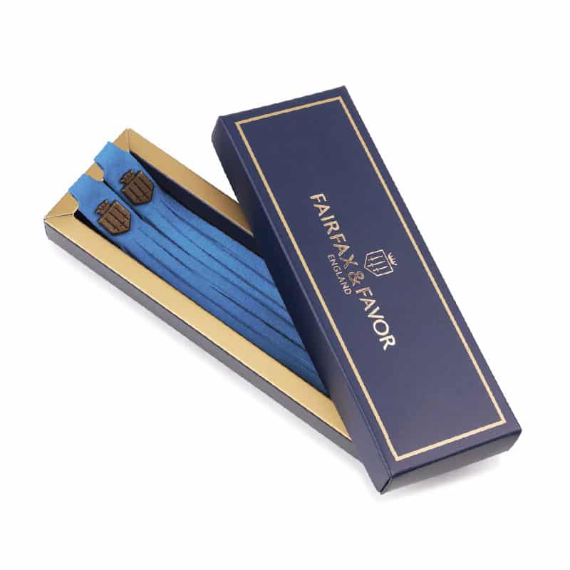 Fairfax & Favor Ladies Boot Tassels Cobalt Blue