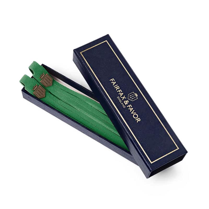 Fairfax & Favor Ladies Boot Tassels Jade