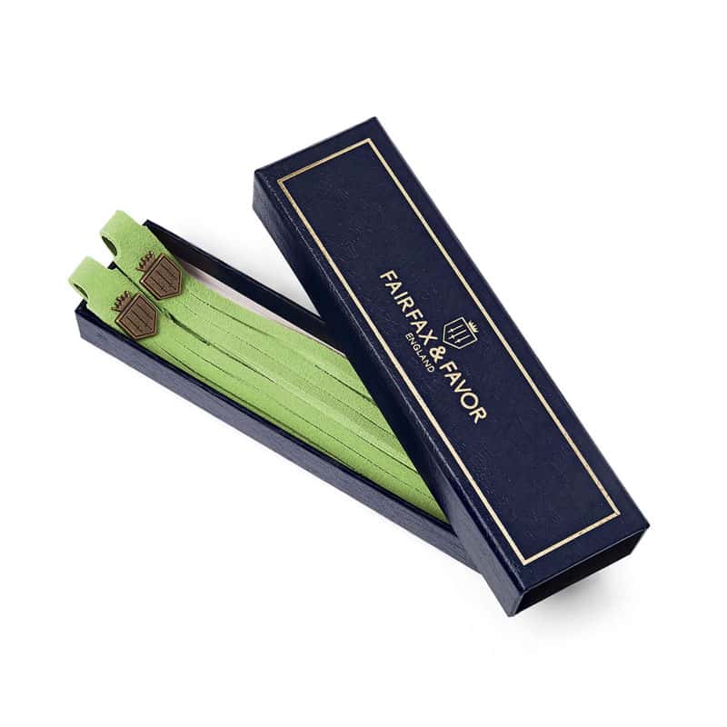 Fairfax & Favor Ladies Boot Tassels Lime