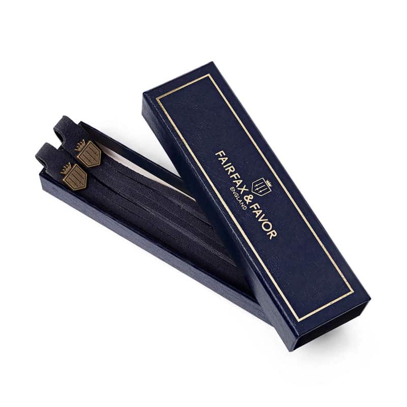 Fairfax & Favor Ladies Boot Tassels Navy Blue