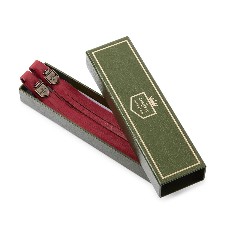 Le Chameau X Fairfax & Favor Ladies Boot Tassels Rouge