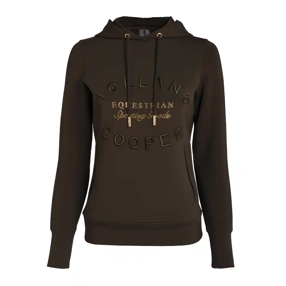 Holland Cooper Ladies Crystal Hoodie Heritage Khaki