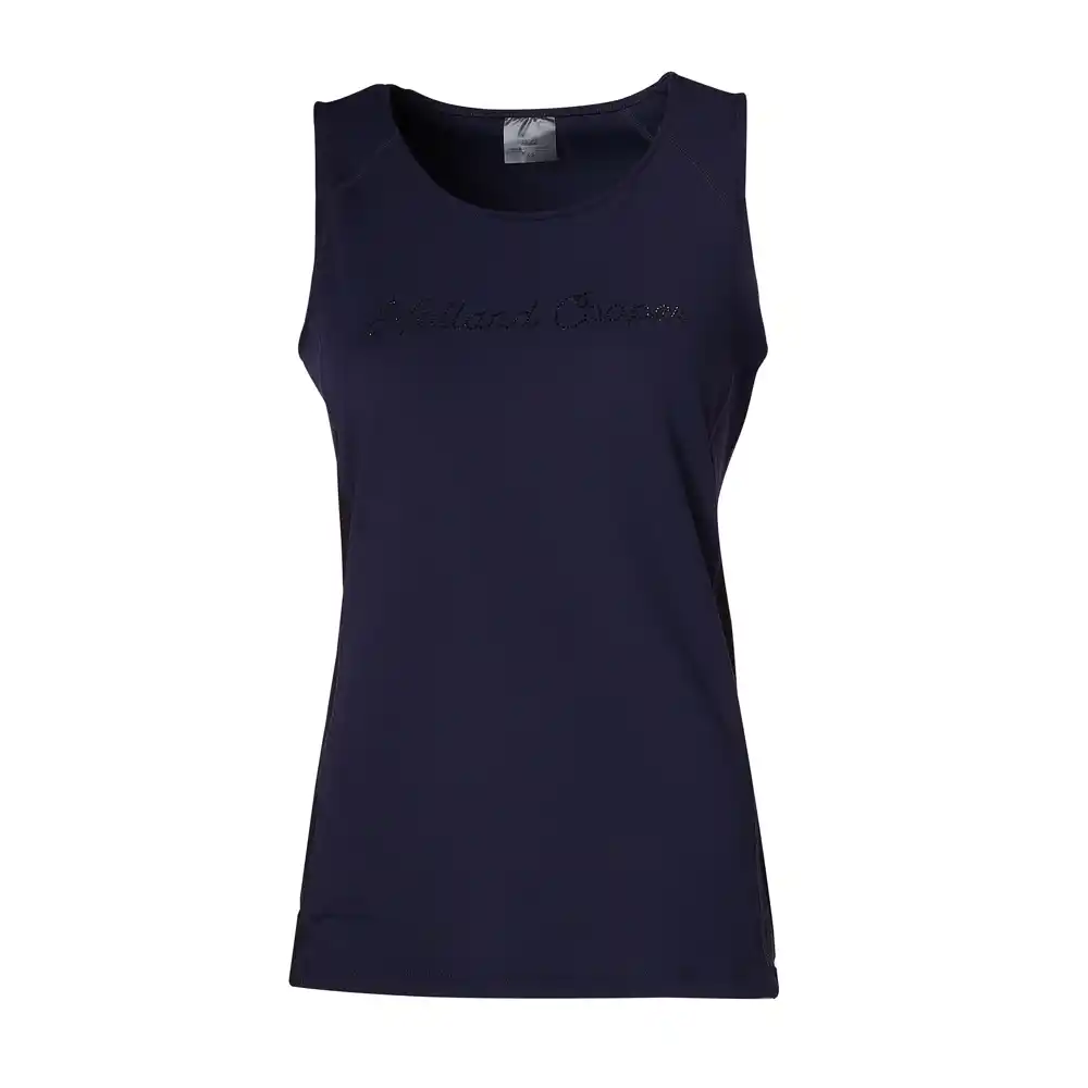 Holland Cooper Ladies Training Vest Top Ink Navy