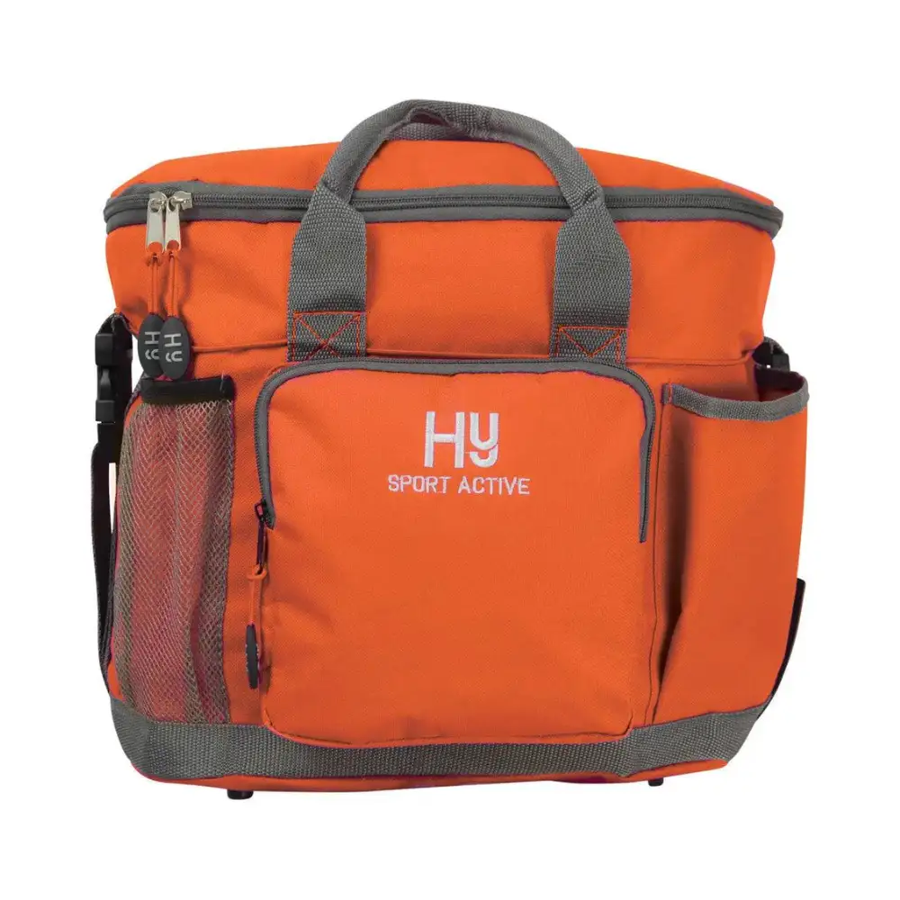 HY Equestrian Sport Active Grooming Bag Terracotta Orange