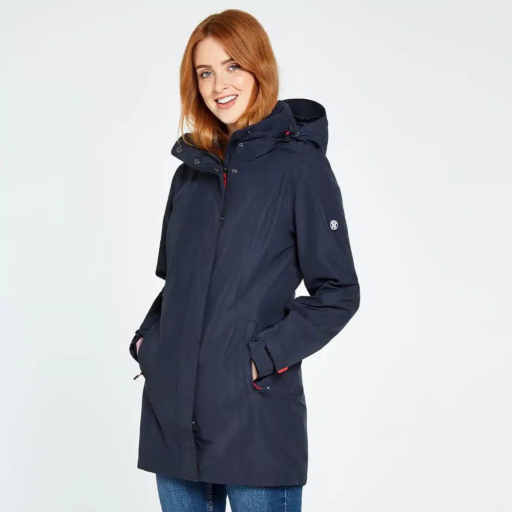 Dubarry Ladies Lakeside Waterproof Jacket Navy