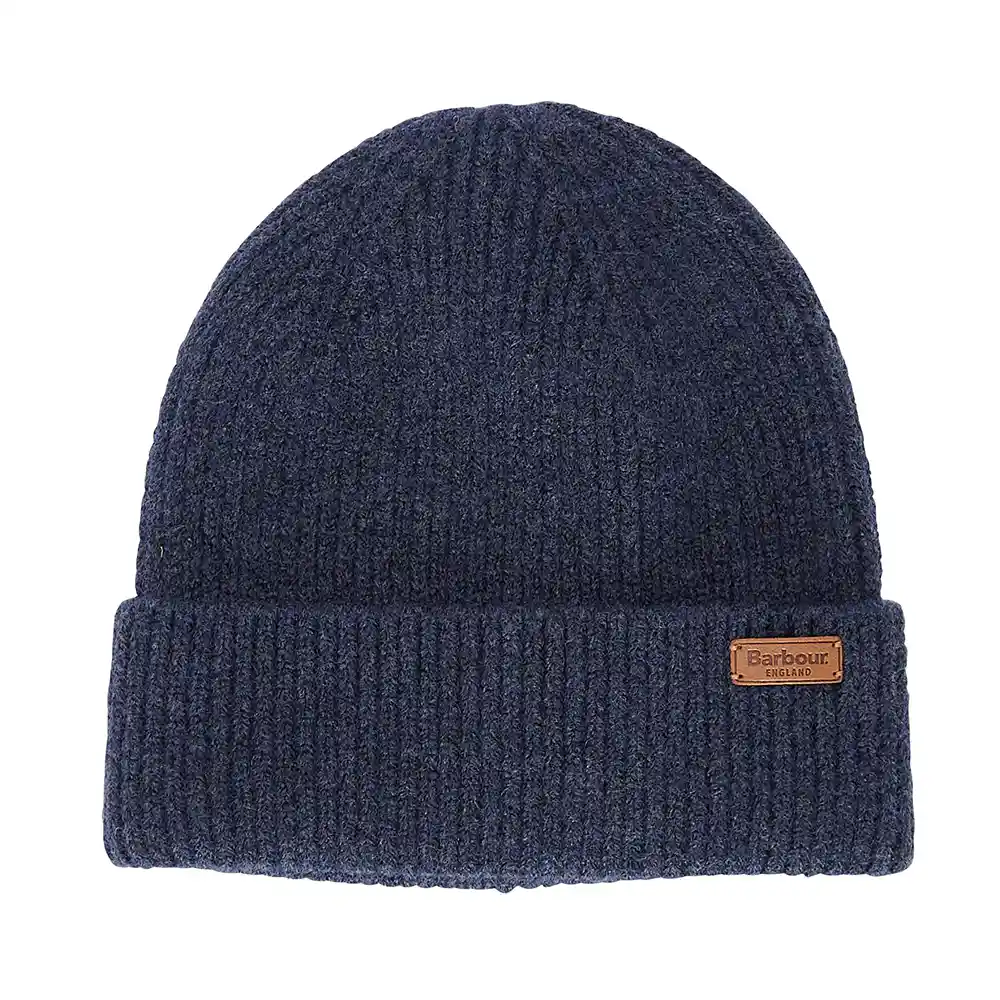 Barbour Ladies Pendle Beanie Hat Navy