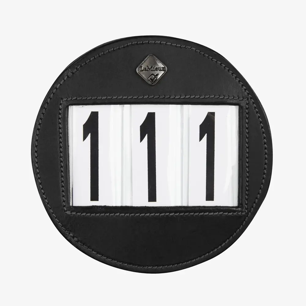 LeMieux Bridle Number Holder Round Black