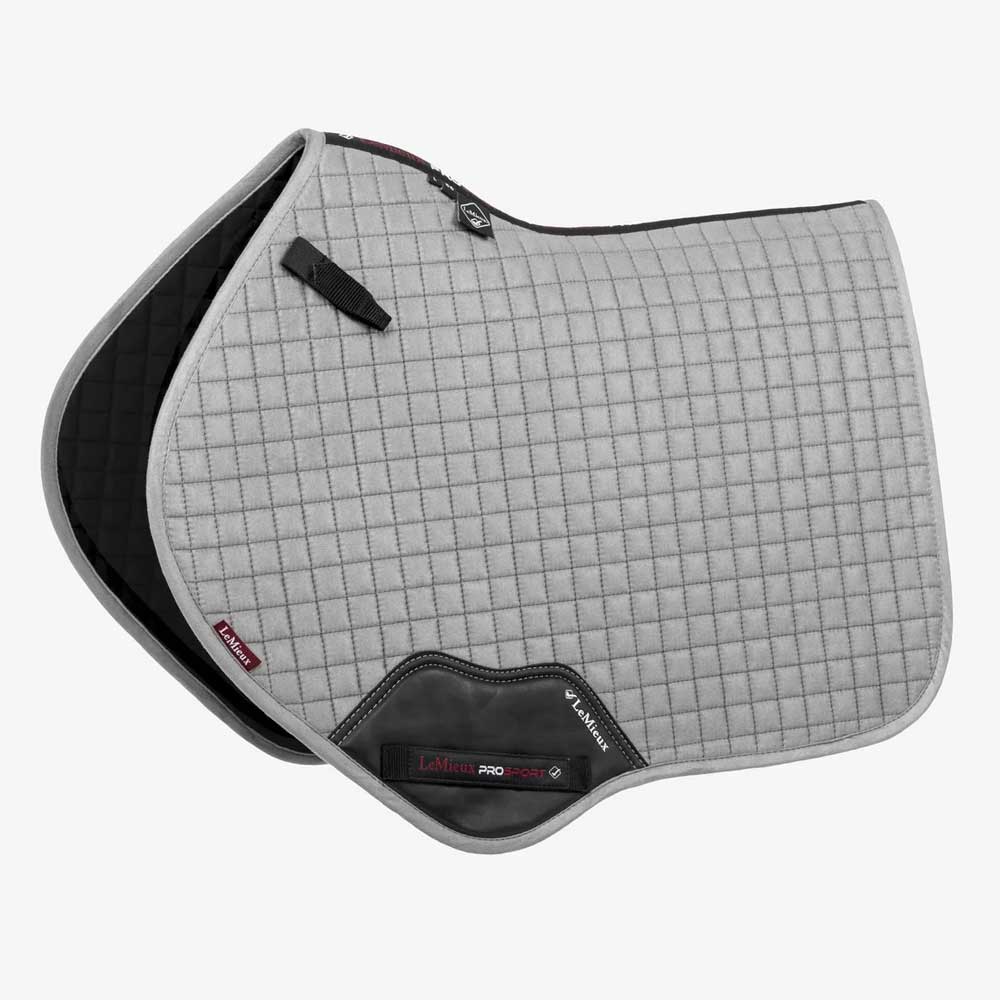 LeMieux Suede Close Contact Saddle Pad Grey