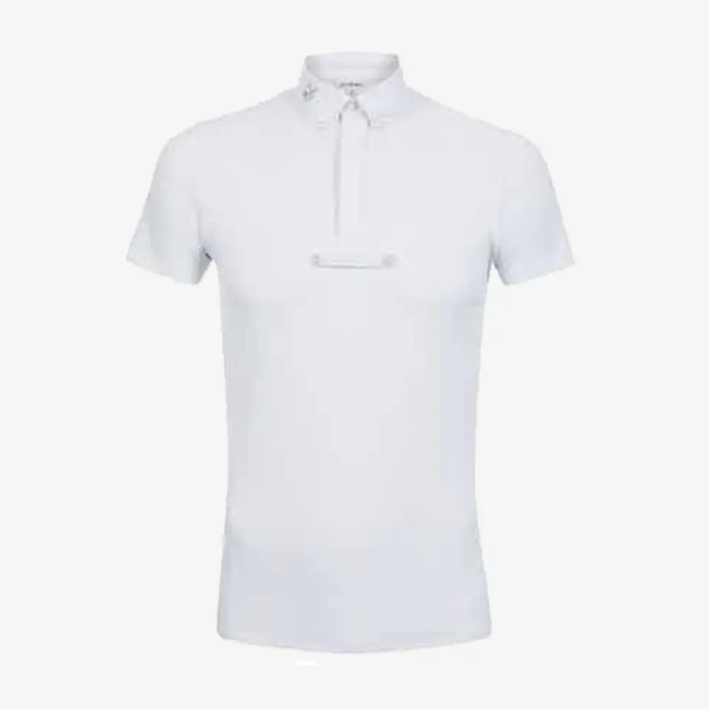 LeMieux Mens Monsieur Competiton Shirt White