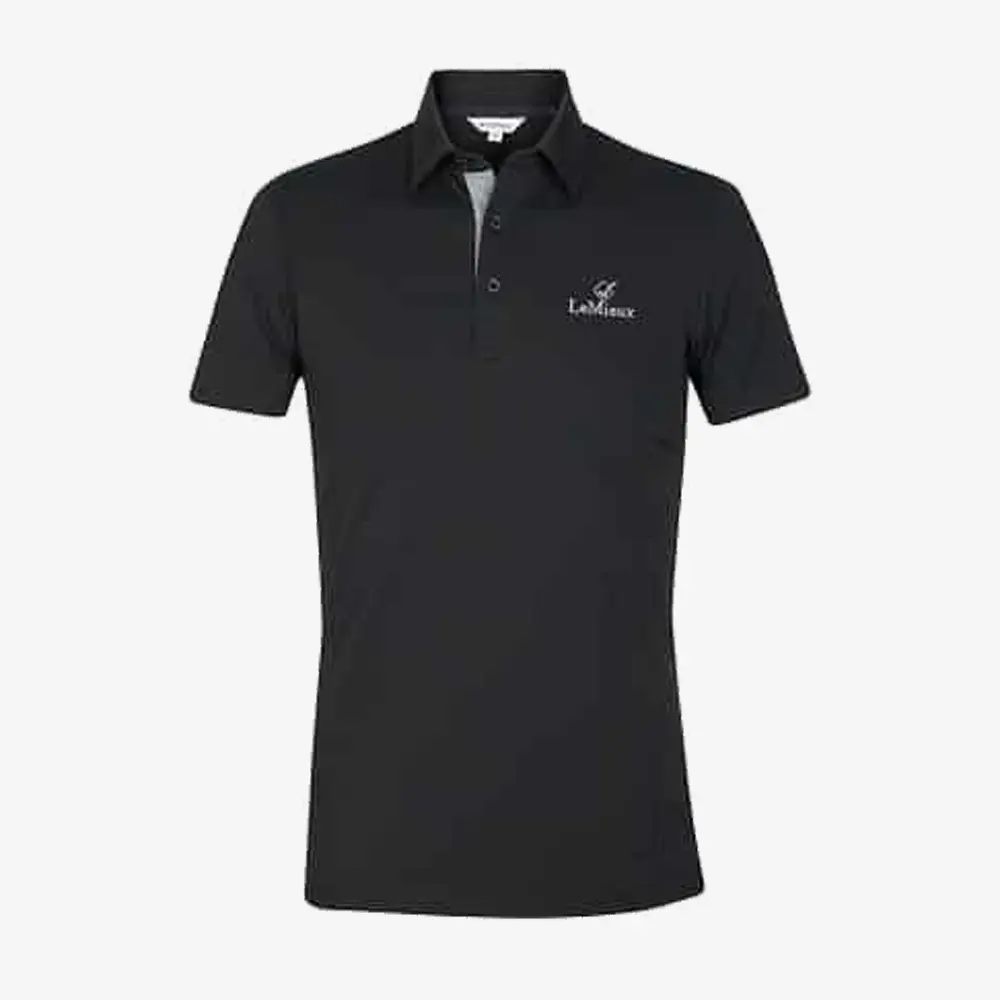 LeMieux Mens Monsieur Polo Shirt Black