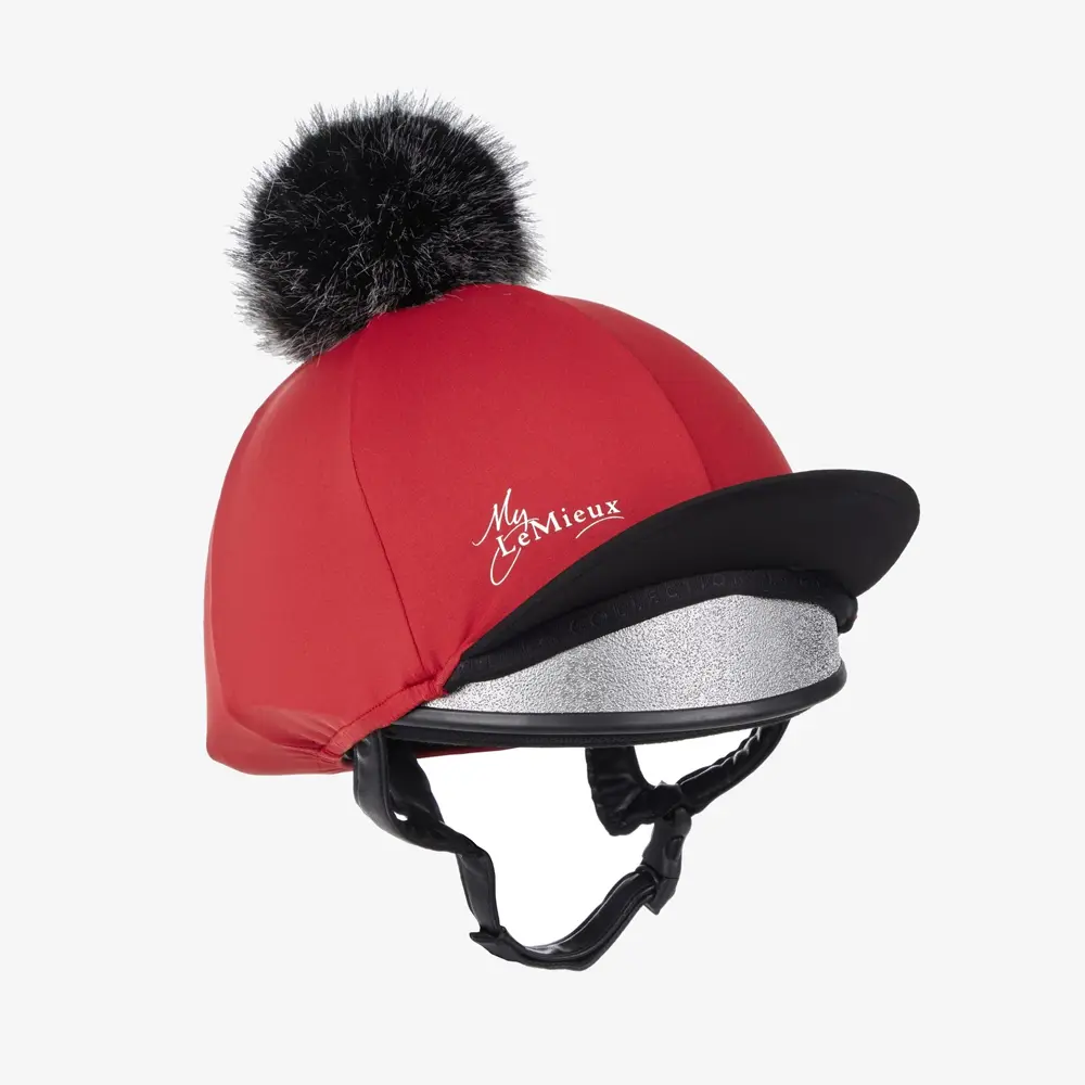 LeMieux Pom Pom Hat Silk Chilli
