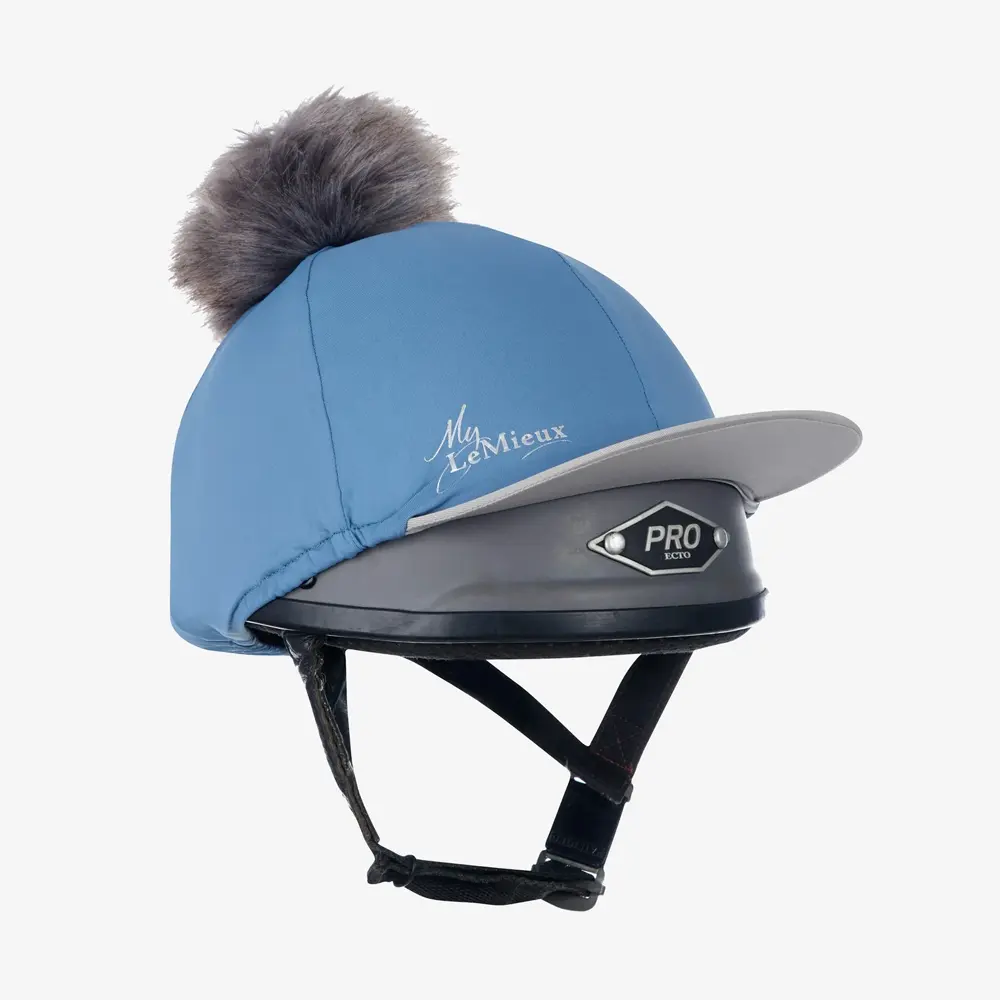 LeMieux Pom Pom Hat Silk Ice Blue