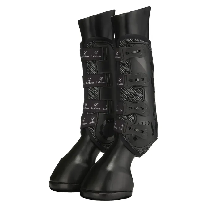 LeMieux Ultra Mesh Snug Boot (Pair) Black