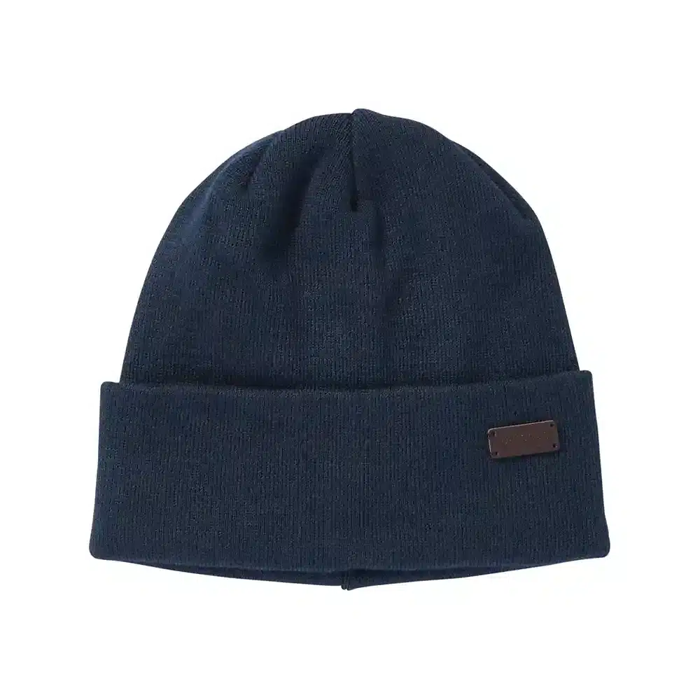 Barbour Mens Healey Beanie Hat Navy