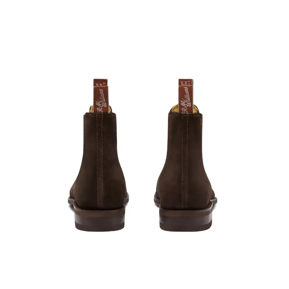 R.M.Williams Mens Comfort Craftsman Boot Chocolate Suede