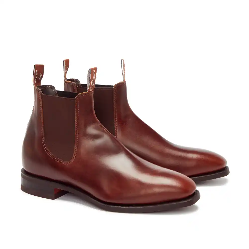 R.M.Williams Mens Comfort Craftsman Boot Mid Brown