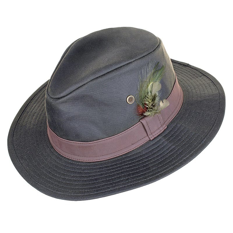 Heather Rambler Wax Trilby Hat