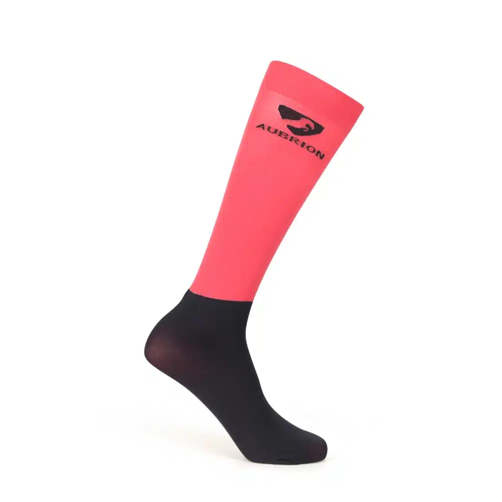 Shires Aubrion Adults Performance Socks Coral