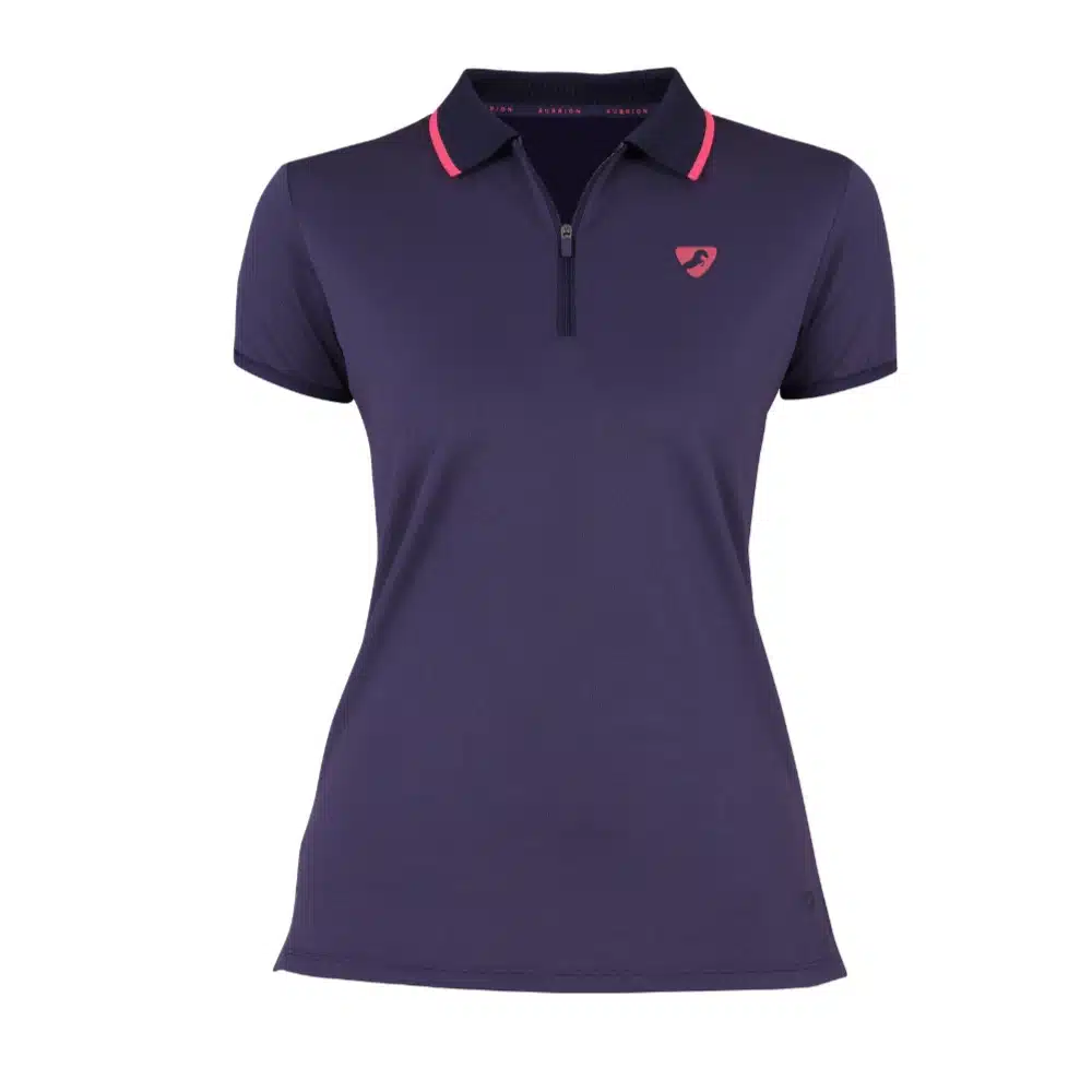 Shires Aubrion Ladies Poise Tech Polo Navy