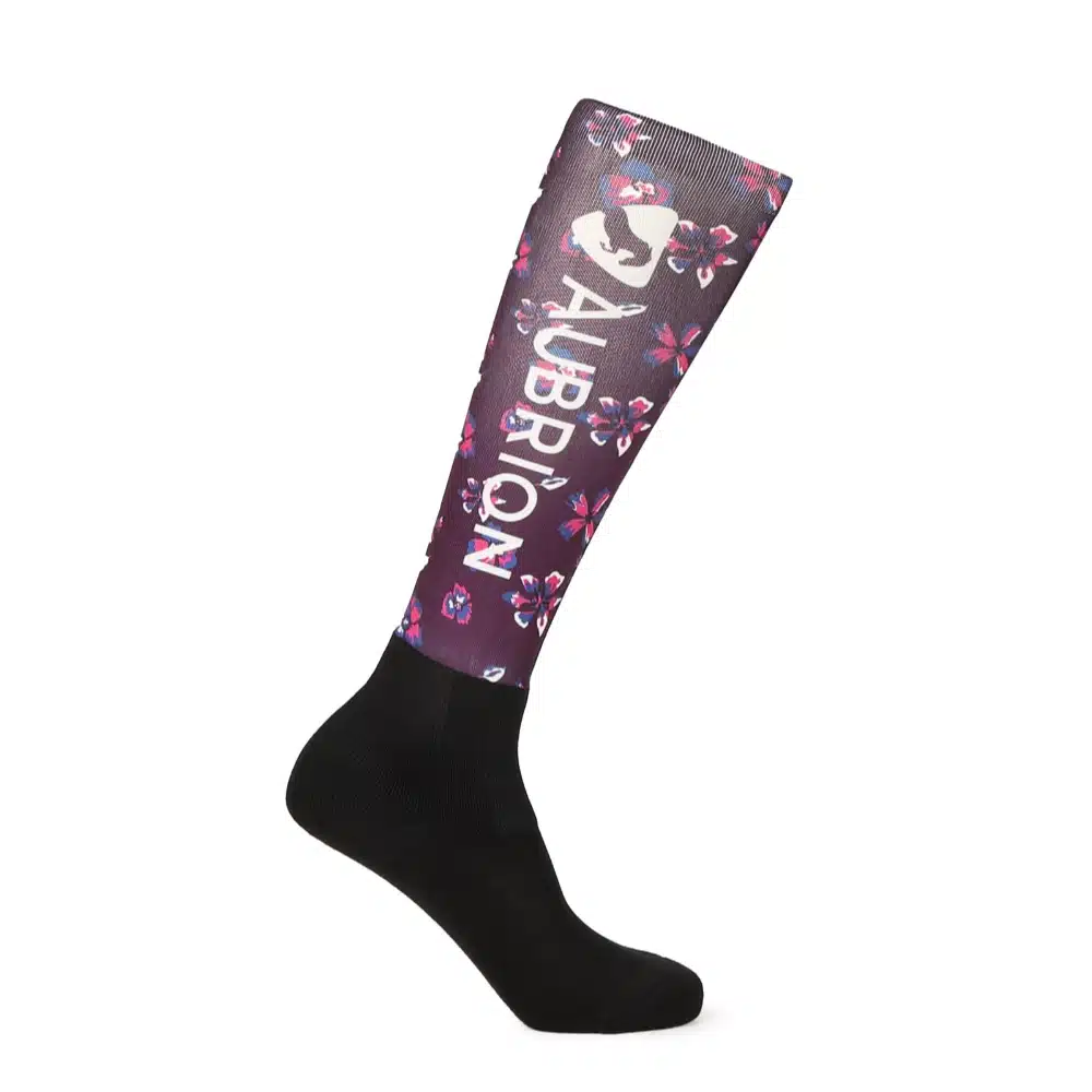 Shires Aubrion Young Rider Hyde Park Socks Flower